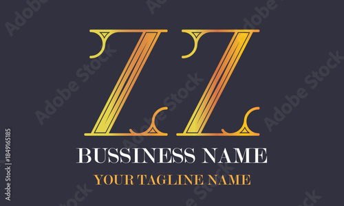 ZZ Z zz initial logo | initial based abstract modern minimal creative logo, vector template image. luxury logotype logo, real estate homie logo. typography logo. initials logo