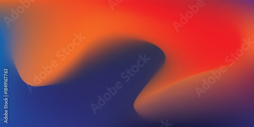 Vibrant Abstract Colorful Waves Design Element.