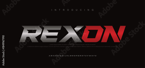 Sport Modern Italic Alphabet Font. Typography urban style fonts for technology, digital, movie logo. vector illustration