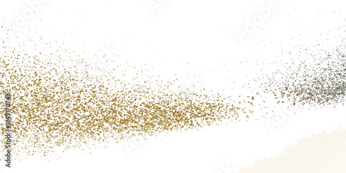 An isolated heap of golden wheat grains forms a textured food ingredient pile against a white background