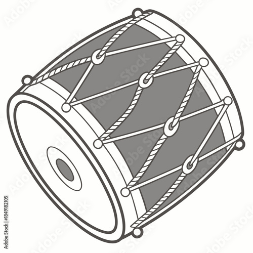 Traditional percussion drum