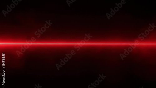 Abstract red neon laser lines on black background animated across frames. Energetic and dynamic light art concept for modern design.