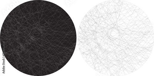 Round Detroit Gurung design black and white colors