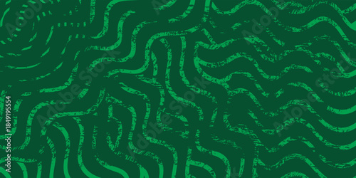 Green farm banner, organic abstract background with fields. Wavy green lines, natural organic products. eps 10.