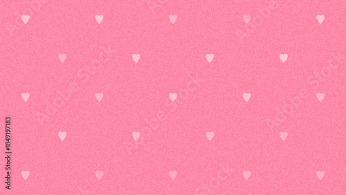 Light pink heart pattern on a mottled pink background. Valentines Day love and romance concept for greeting card or banner.