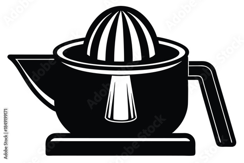 juicer silhouette line art vector illustration