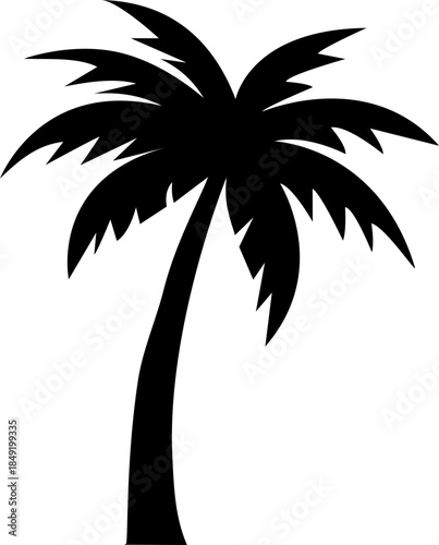 diverse tree silhouettes vector illustration, featuring pine trees, oak trees, and various deciduous and evergreen forest species for landscaping and graphic design.