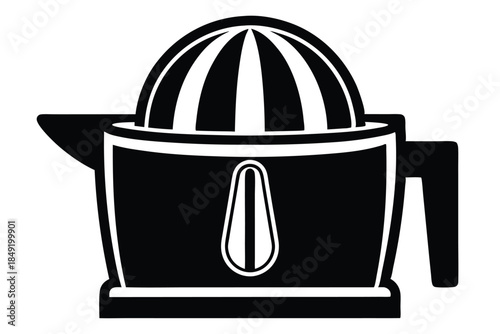 juicer silhouette line art vector illustration