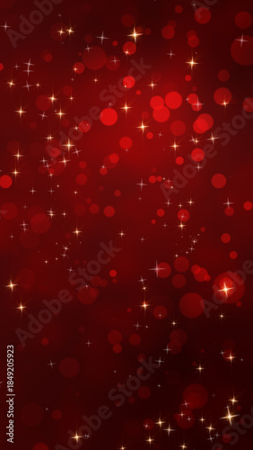 Red Background with Particles Vertical. Red holidays background illustration with dots and particles glitter, vertical format.

