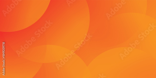 Minimal geometric background. Orange elements with fluid gradient. Dynamic shapes composition. Eps10 vector