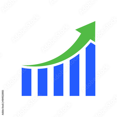 Growth graph chart trend business.