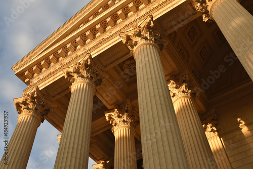 Colonnes de la Madeleine à Paris