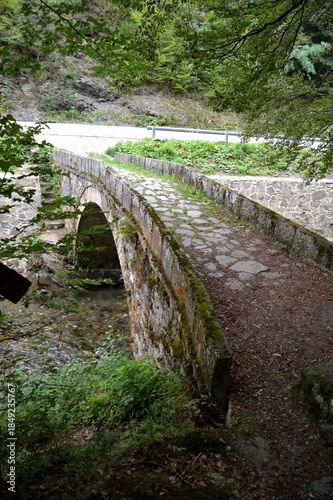 Foto old small stone bridge