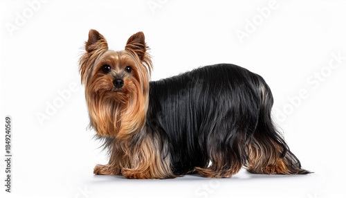 Yorkshire terrier studio portrait