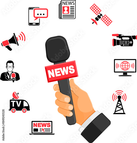 Media and News Concept