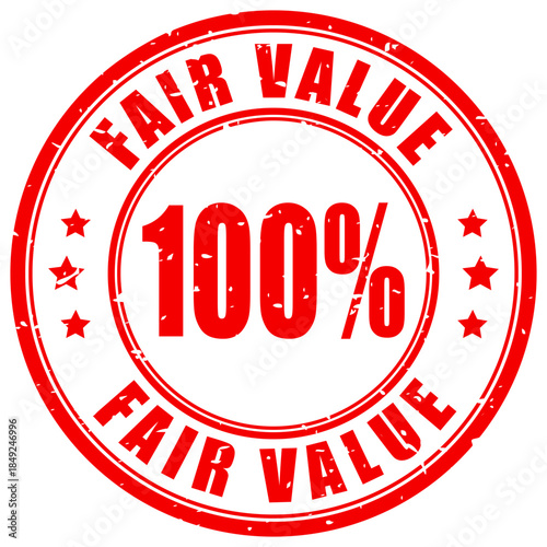 Fair value guarantee red business seal