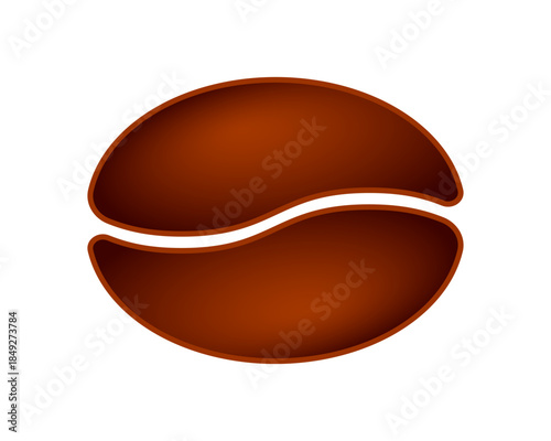Coffee bean illustration