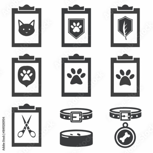 A set of household appliances icons represents a collection of visually consistent symbols for home and kitchen appliances, designed for digital and print projects.