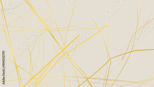 Gold Kintsugi crack pattern on whitish background