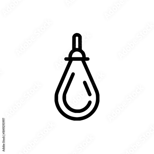 Searchlight icon vector illustration, spotlight outline design for graphic and web design and decoration use