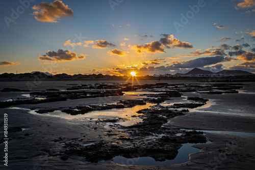 Tramonto Caleta de Famara a Lanzarote