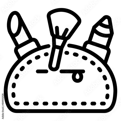 Beauty bag icon