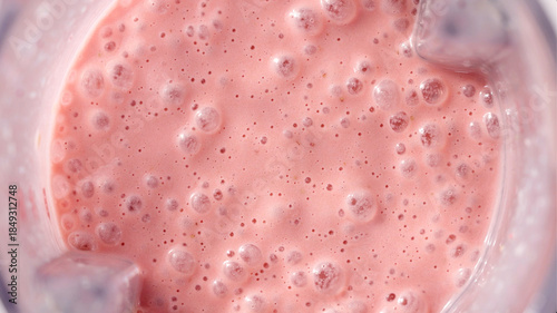 pink milk shake