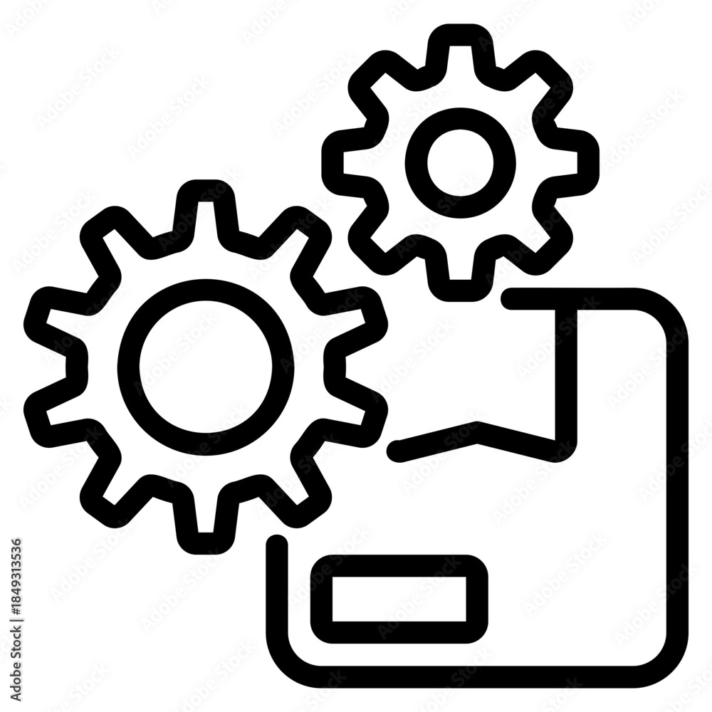 Obraz premium Production icon