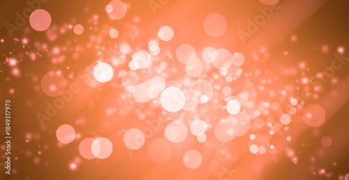 abstract orange bokeh background