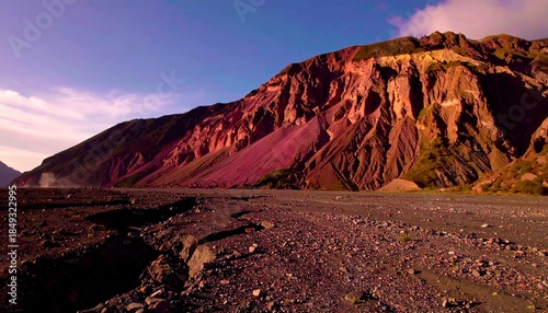 geological disaster with massive dust