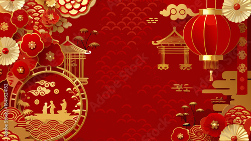 chinese new year greeting card