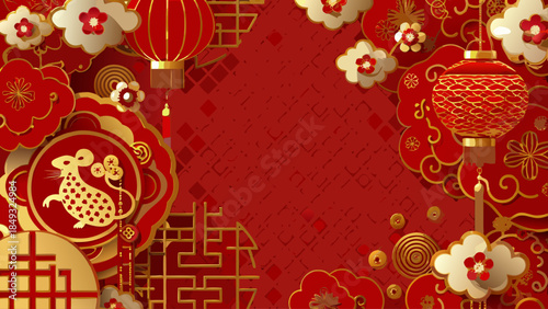 chinese new year greeting card