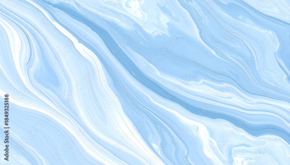 Fototapeta premium Sky Blue and White Marble. Abstract Marble Background