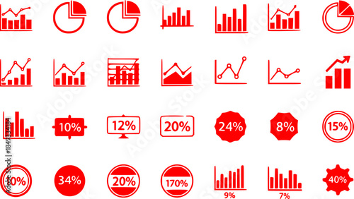 chart analysis icon sign vector
