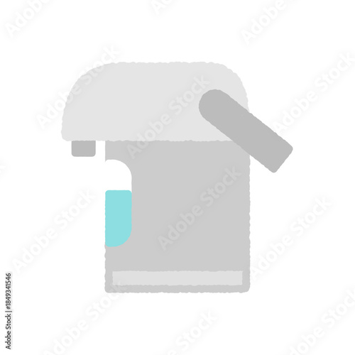 手書き風の単品アイコンイラスト　電気ポット