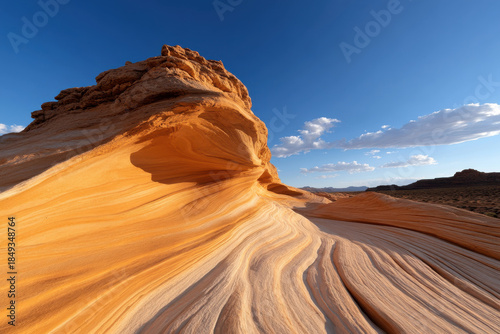 A captivating view of unique rock formations against a vibrant sky, highlighting the intricate patterns and colors found in nature's artwork, inspiring awe and wonder.