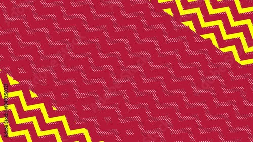 Abstract Geometric Chevron Pattern Background Animation