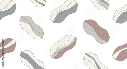 Slices of cooked crispy bacon.