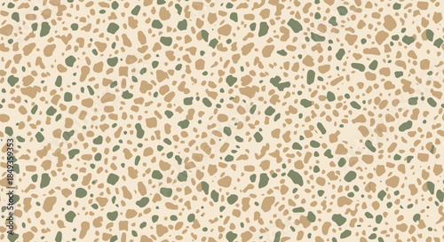 Terrazzo pattern with small stones.