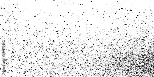 Grain noise halftone or grainy texture or dot work grain noise paper texture  black and white background. black speckled on white background. dirty wall background 