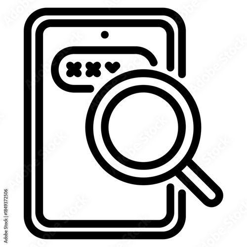 Mobile search icon