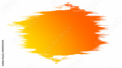 Abstract autumn vector illustration featuring a splash of orange watercolor backgrounds with maple leaves and floral art patterns for a seasonal nature design