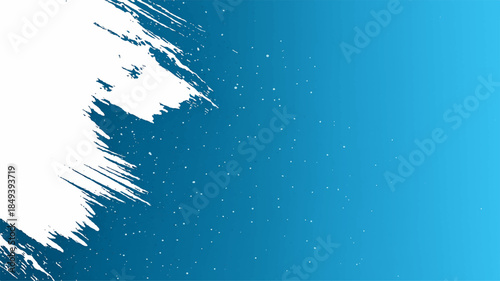 An abstract blue grunge texture background featuring winter snowflakes and frozen liquid patterns for a cold nature sky illustration or holiday Christmas decoration backdrop