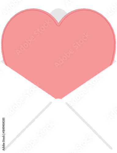 하트,하트모양,사랑,하트엽서,러브레터,하트쿠폰,봉투,엽서,봉투모양,티켓봉투,envelope icon, love letter, heart envelope, message icon, mail icon