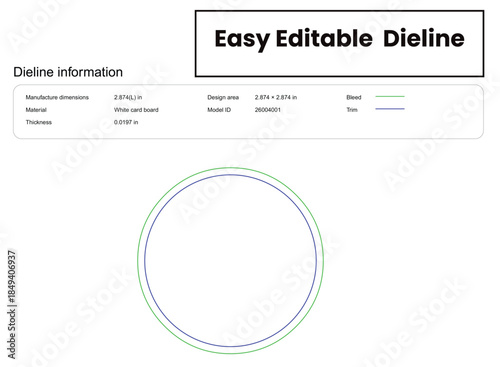 round playing card dieline template box dieline die lines packaging custom dieline  box cardboard box dieline pizza box dieline printable product packaging layout,
