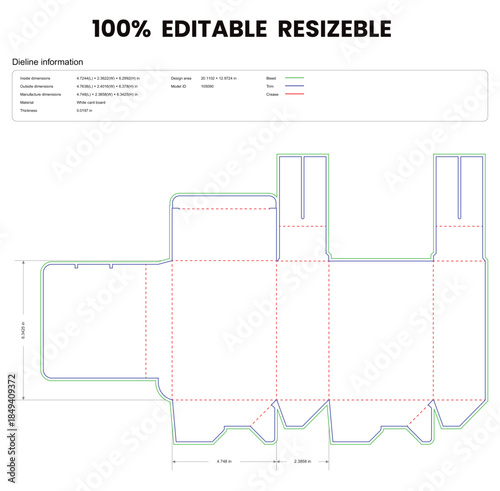 tuck end boxes auto lock bottom dieline template box dieline die lines packaging custom dieline  box cardboard box dieline pizza box dieline printable product packaging layout,

