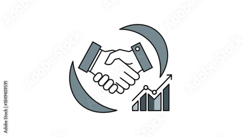 Handshake with Business Graph and Arrows.