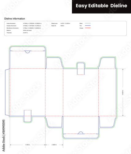 tuck end boxes lock top dieline template box dieline die lines packaging custom dieline  box cardboard box dieline pizza box dieline printable product packaging layout,
