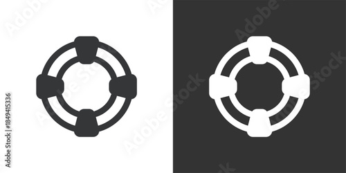 Emergency Assistance icon. Solid glyph series icon