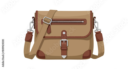 A stylish versatile crossbody bag for daily essentials and urban adventures. This modern accessory blends functionality with classic aesthetic for